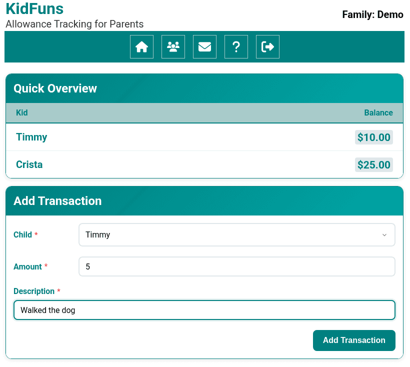 KidFuns.app screenshot